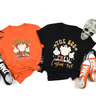 Personlig Boo Crew Matching Halloween Friend T Shirt