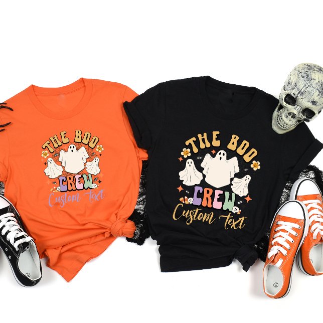 Personlig Boo Crew Matching Halloween Friend T Shirt (Skapare uppladdad)