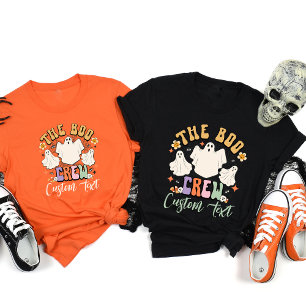 Personlig Boo Crew Matching Halloween Friend T Shirt