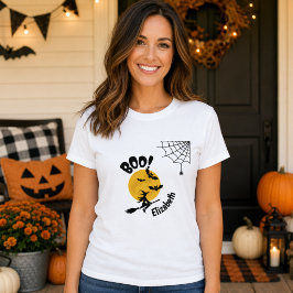 Personlig Boo Häxa & Fladdermöss Kvinnors Hallowee T Shirt