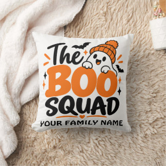 Personlig Boo Squad Halloween Kudd Kudde