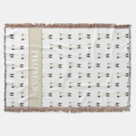 Personlig Border Collie Filt