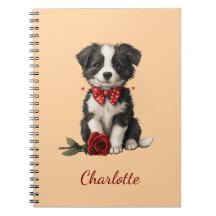 Personlig Border Collie med anpassat namn