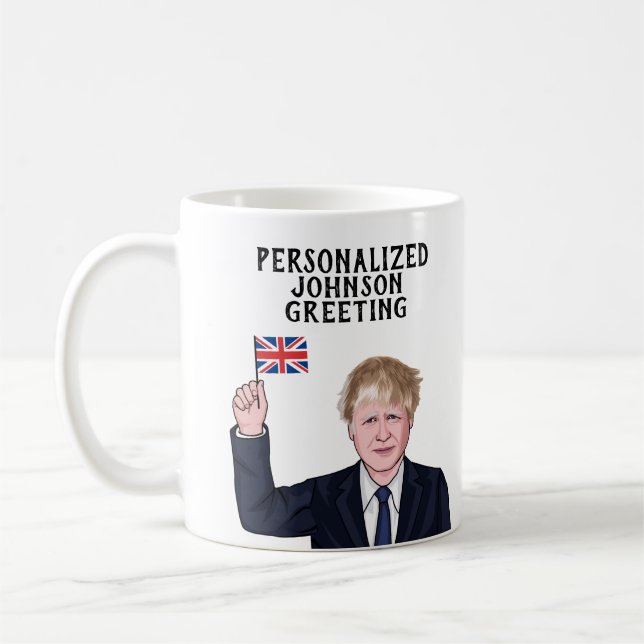 PERSONLIG BORIS JOHNSON KAFFEMUGG (Vänster)