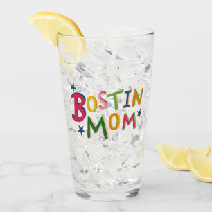 Personlig Bostin Mamma Black Land Glass Glaskopp