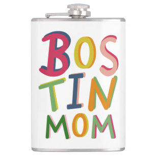 Personlig Bostin Mamma Black Land Hip-kolv Fickplunta