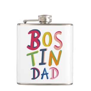 Personlig Bostin Pappa Black Land Hip-kolv Fickplunta