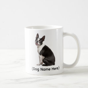 Personlig Boston Terrier “Jag äger dig” Kaffemugg
