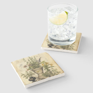 Personlig Botanisk Chic Herb Stenunderlägg