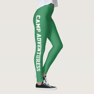 Personlig botanisk smaragd naturlig grön elegant leggings