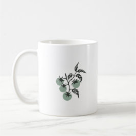 Personlig botanisk tomatgrensnamn Salvia Kaffemugg