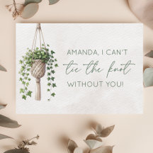 Personlig Botaniska växter Frieri Bridesmaid