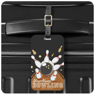 Personlig Bowlareare Strejka Bowling Lanes Boll St Bagagebricka