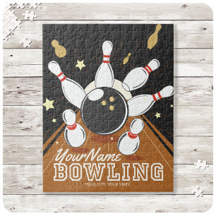 Personlig Bowlareare Strejka Bowling Lanes Boll St Pussel