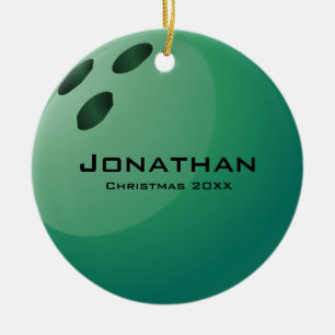Personlig Bowling Ball Ornament