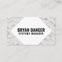 Personlig "Box World" (Storbritannien/euro) Visitkort