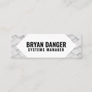 Personlig "Box World" Twitter Mini Visitkort