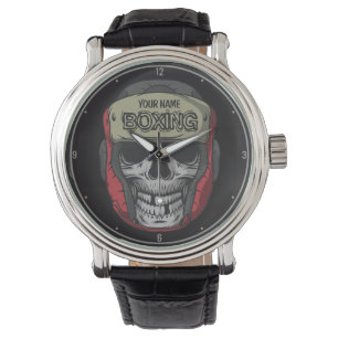 Personlig Boxer Fight Klubb Skeleton Boxing Gym Armbandsur