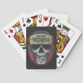 Personlig Boxer Fight Klubb Skeleton Boxing Gym Casinokort