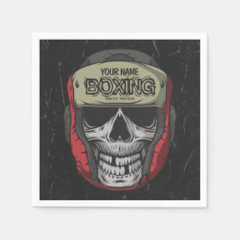 Personlig Boxer Fight Klubb Skeleton Boxing Gym Pappersservett