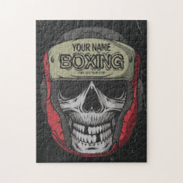 Personlig Boxer Fight Klubb Skeleton Boxing Gym Pussel