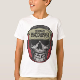 Personlig Boxer Fight Klubb Skeleton Boxing Gym T Shirt