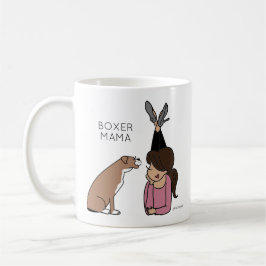 Personlig Boxer-Mamma-kaffe Mugg