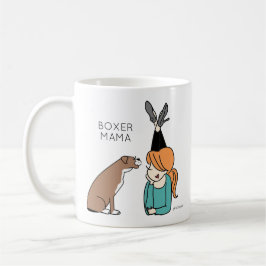 Personlig Boxer-Mamma-kaffe Mugg