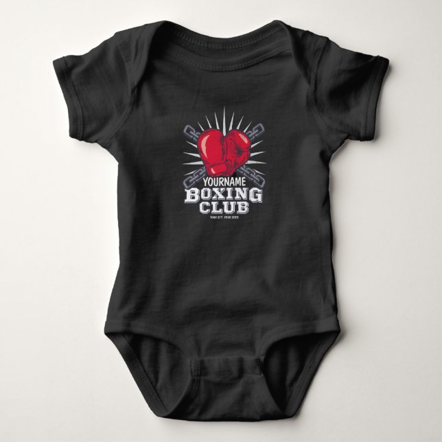 Personlig Boxing-handskar Fighter Champion Boxer T Shirt (Framsida)