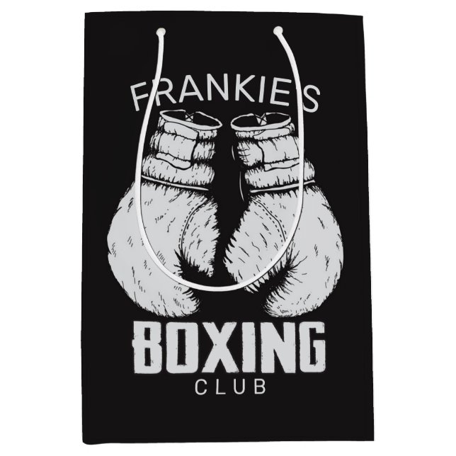Personlig Boxing Klubb Boxer Gym Fighter Handskar (Framsidan)