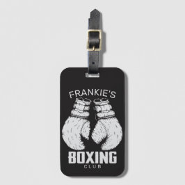 Personlig Boxing Klubb Boxer Gym Fighter Handskar Bagagebricka