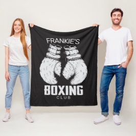Personlig Boxing Klubb Boxer Gym Fighter Handskar Fleecefilt