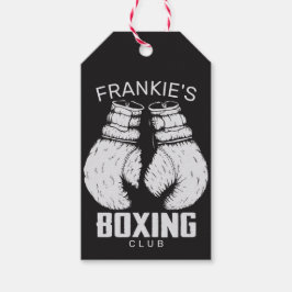 Personlig Boxing Klubb Boxer Gym Fighter Handskar Presentetikett