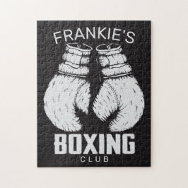 Personlig Boxing Klubb Boxer Gym Fighter Handskar Pussel