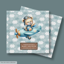 Personlig Boy Shower Guest Bok Nalle