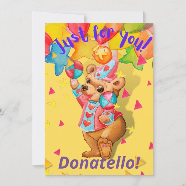 Personlig Boys Birthday Greeting Card Tack Kort (Framsida)