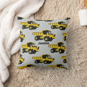 Personlig Boy's Room GULT Lastbil Kudde
