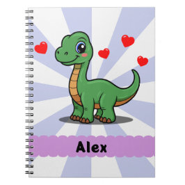 Personlig Brachiosaurus Dinosaurie Anteckningsbok