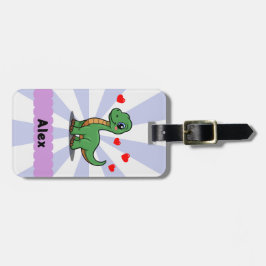 Personlig Brachiosaurus Dinosaurie Baggemärke Bagagebricka