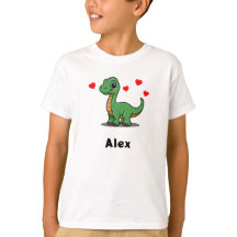Personlig Brachiosaurus Dinosaurie Barn T-Shirt