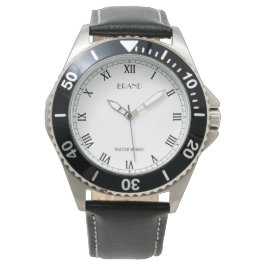 Personlig Brand Manar Stainless Steel Black Armbandsur