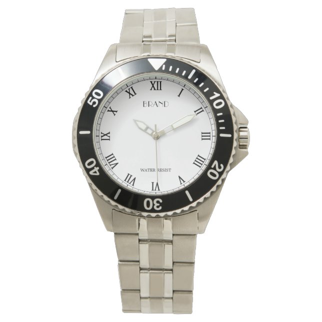 Personlig Brand Manar Stainless Steel Bracelet Armbandsur (Framsida)
