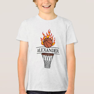 Personlig Brandbasket och ring med namn T Shirt