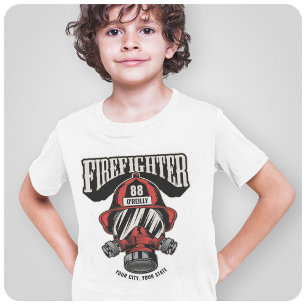 Personlig brandmannamaskin Brandkårshjälm T Shirt