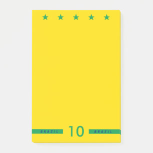 Personlig Brasilien, Flagga, Färger Vm Post-it Block