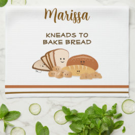 Personlig Bread Älskare Kökshandduk