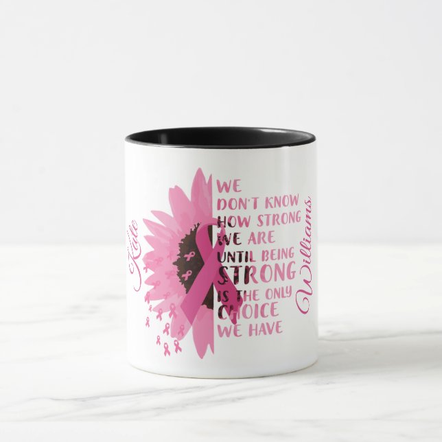 Personlig Breast Cancer Awareness Mugg (Center)