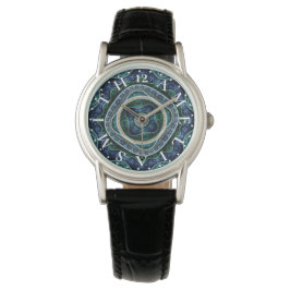 Personlig Brev Dial Julian Fractal Mandala Armbandsur