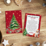 Personlig brev från Jultomten Inbjudningar<br><div class="desc">Personlig brev från Jultomten. Ge ditt barn i år speciellt,  sött brev från Santa. Samling: https://www.zazzle.com/collections/love_christmas_collection-119212194434211063</div>