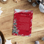 Personlig brev från Jultomten-julen Inbjudningar<br><div class="desc">Personlig brev från Jultomten. Ge ditt barn i år speciellt,  sött brev från Santa. Samling: https://www.zazzle.com/collections/love_christmas_collection-119212194434211063</div>